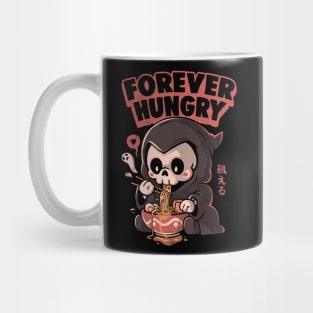 Forever Hungry - Funny Cool Skull Death Lamen Food Gift Mug